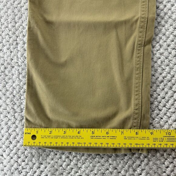 American Eagle Pants Men 32 (34X27) Khaki Beige The Original Boot Mid Rise - Picture 11 of 16